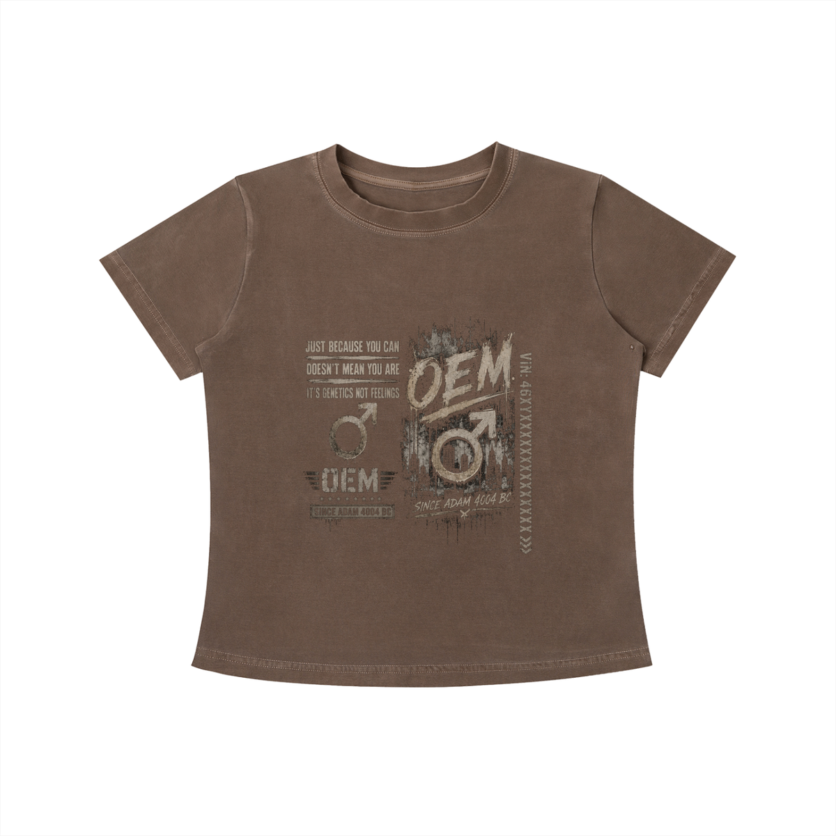 OEM Vintage Wash Women's Slim Fit T-Shirt