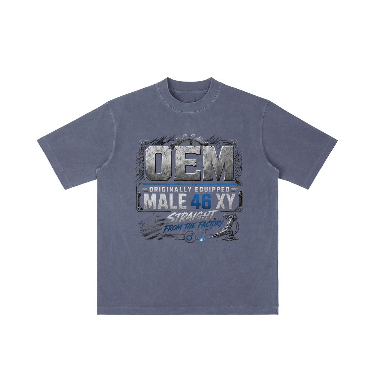 OEM Vintage Wash Oversized Drop Shoulder T-Shirt