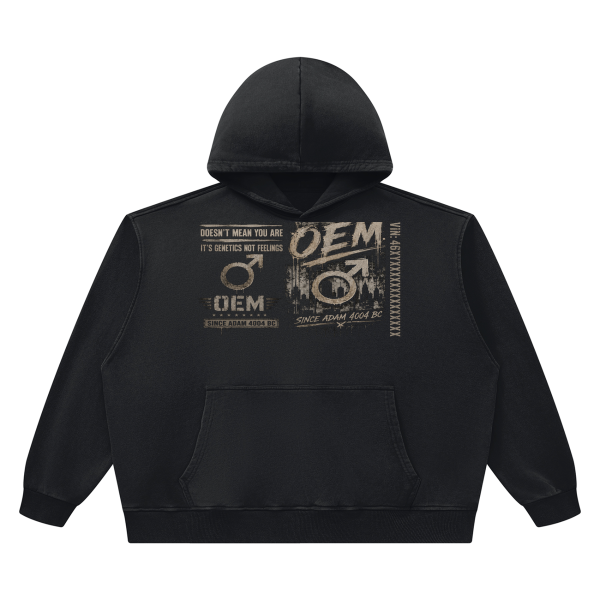 Unisex Heavyweight Vintage Wash Boxy Hoodie
