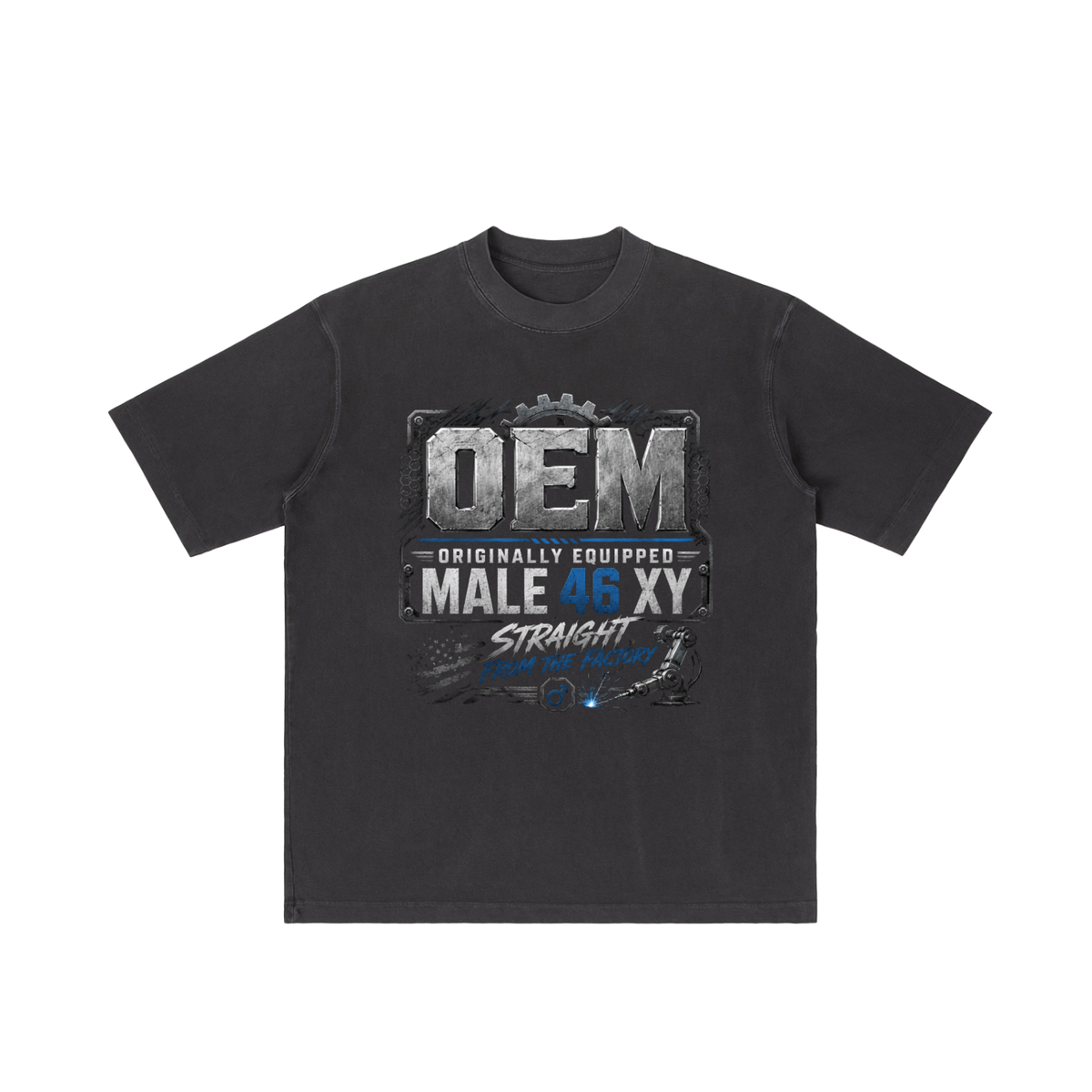 OEM Vintage Wash Oversized Drop Shoulder T-Shirt