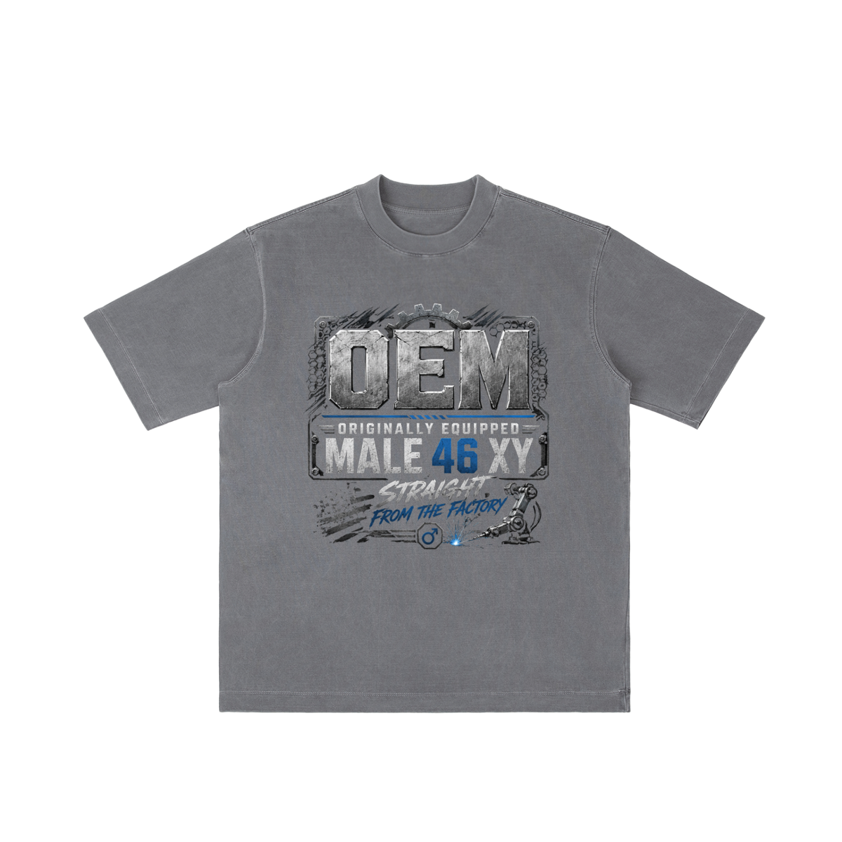 OEM Vintage Wash Oversized Drop Shoulder T-Shirt