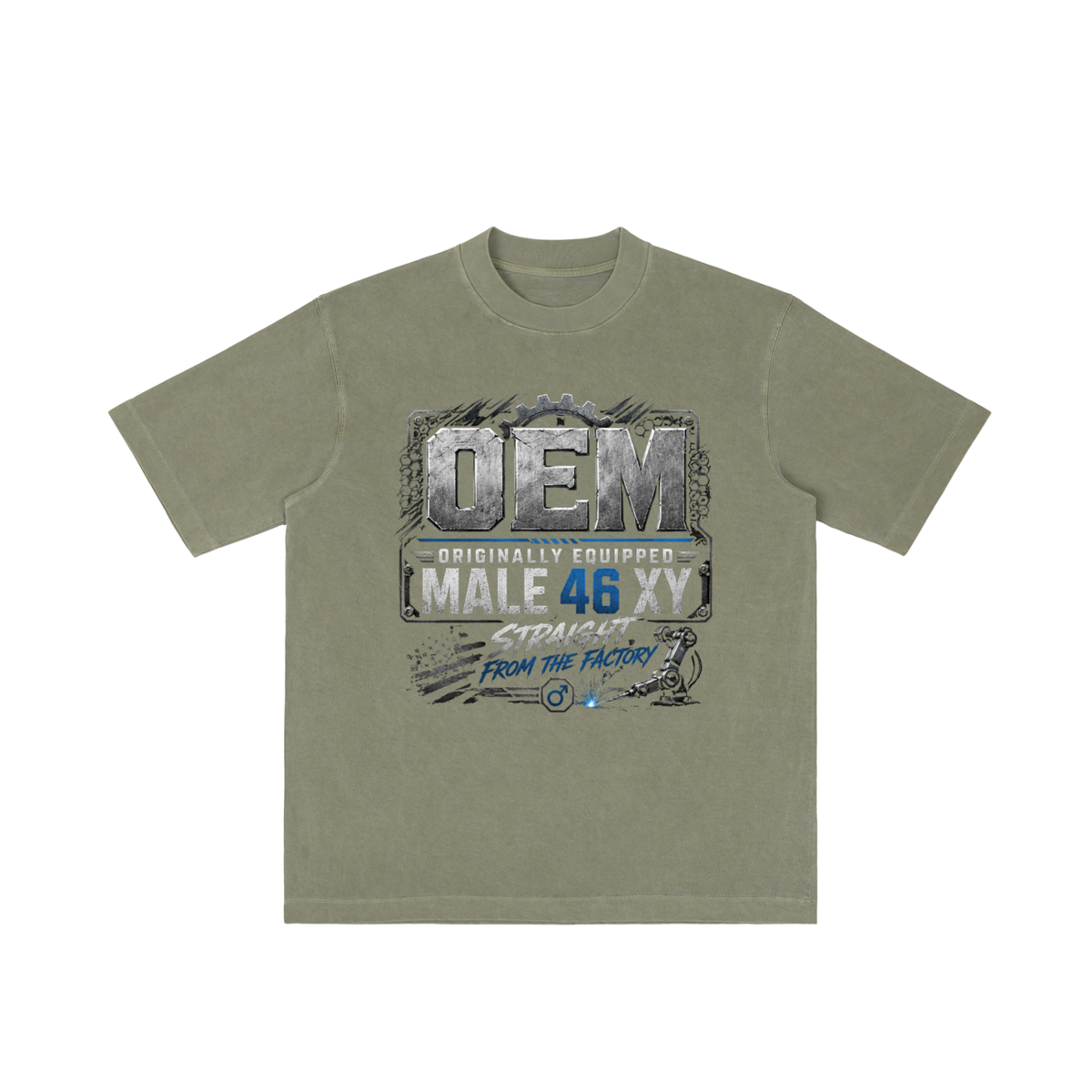OEM Vintage Wash Oversized Drop Shoulder T-Shirt