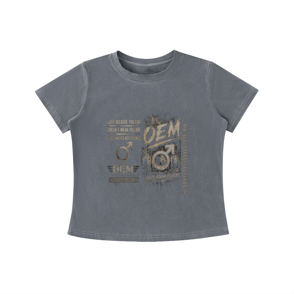 OEM Vintage Wash Women's Slim Fit T-Shirt
