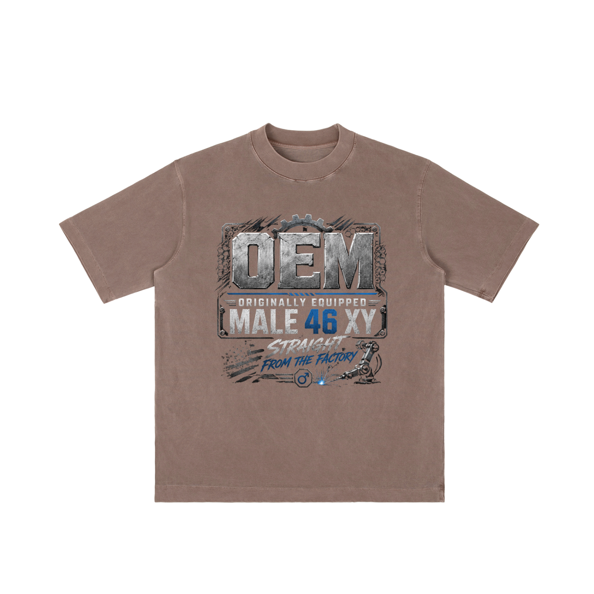 OEM Vintage Wash Oversized Drop Shoulder T-Shirt