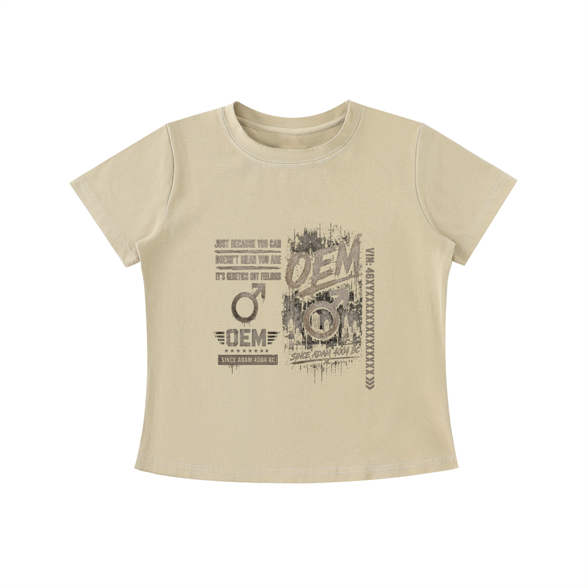 OEM Vintage Wash Women's Slim Fit T-Shirt